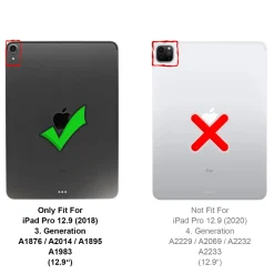 12,9" iPad Pro (3.–5. Gen.) - Panzerglas gehärtet für Display