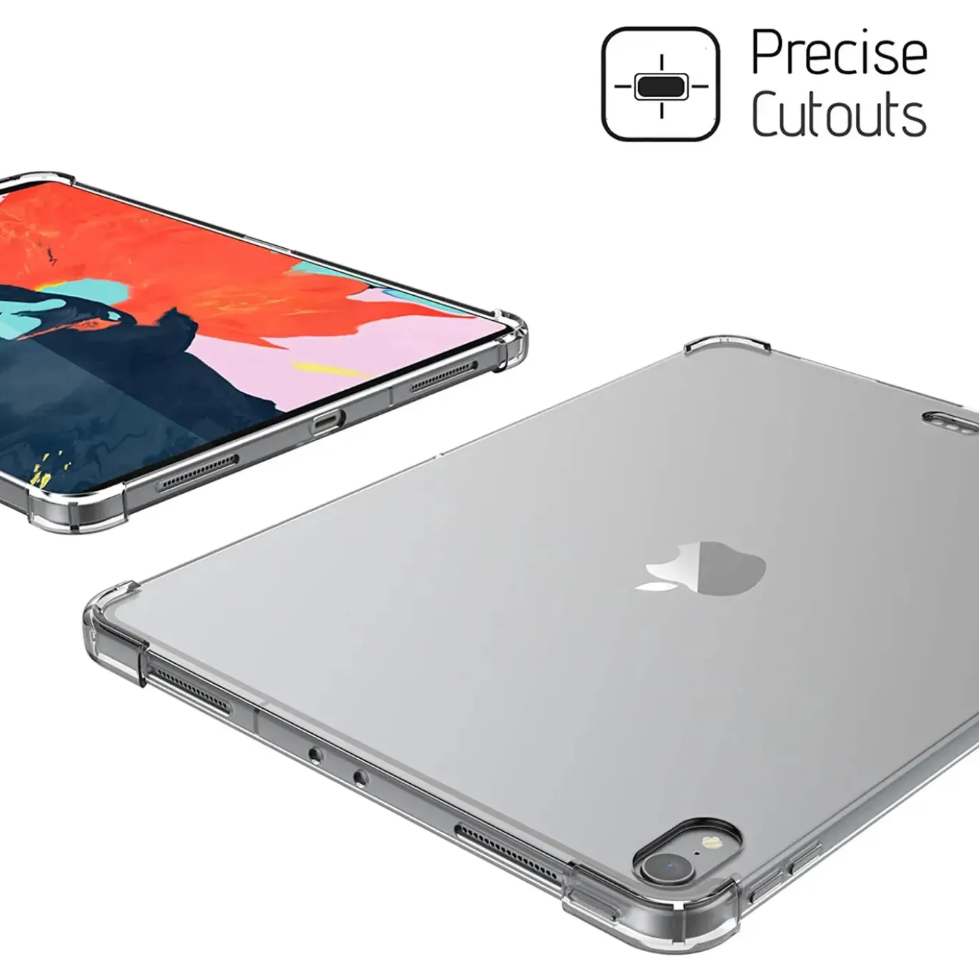 12,9" iPad Pro (3.–5. Gen.) - Tablet Hülle klar & stoßfest