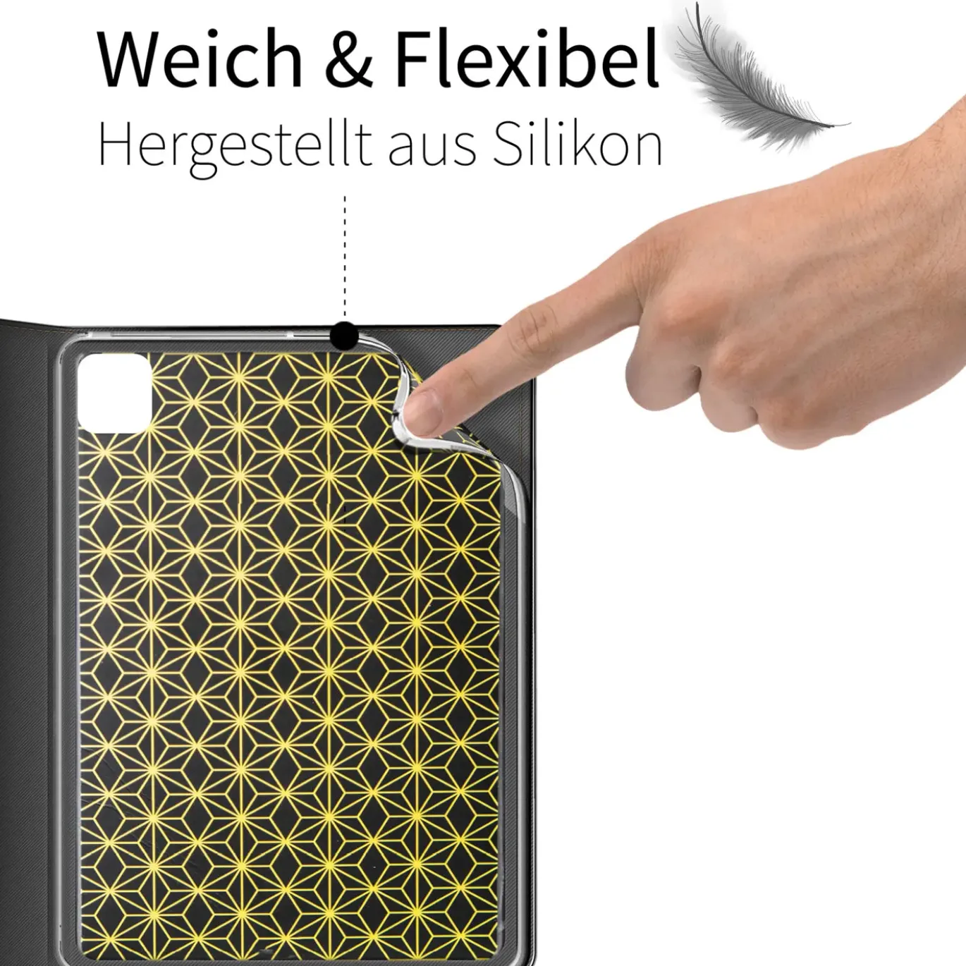 11" iPad Pro (2. Gen.) - Tablet Klapphülle im Jeanslook