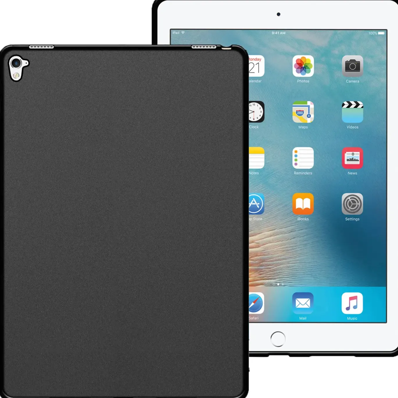 9,7" iPad Pro - Tablet TPU Hülle Schwarz