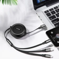 Baseus USB Kabel - CAMLT-JH01 - 3in1 - Schwarz