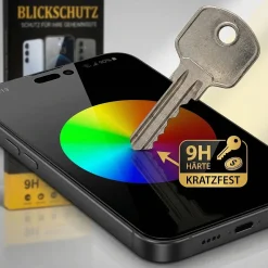 Blickschutzfolie für Samsung Galaxy A55 5G - Premium Sichtschutz & Panzerglas