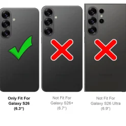 Business Flipcase für Samsung Galaxy S26 - Elegante Klapphülle mit Kartenfach