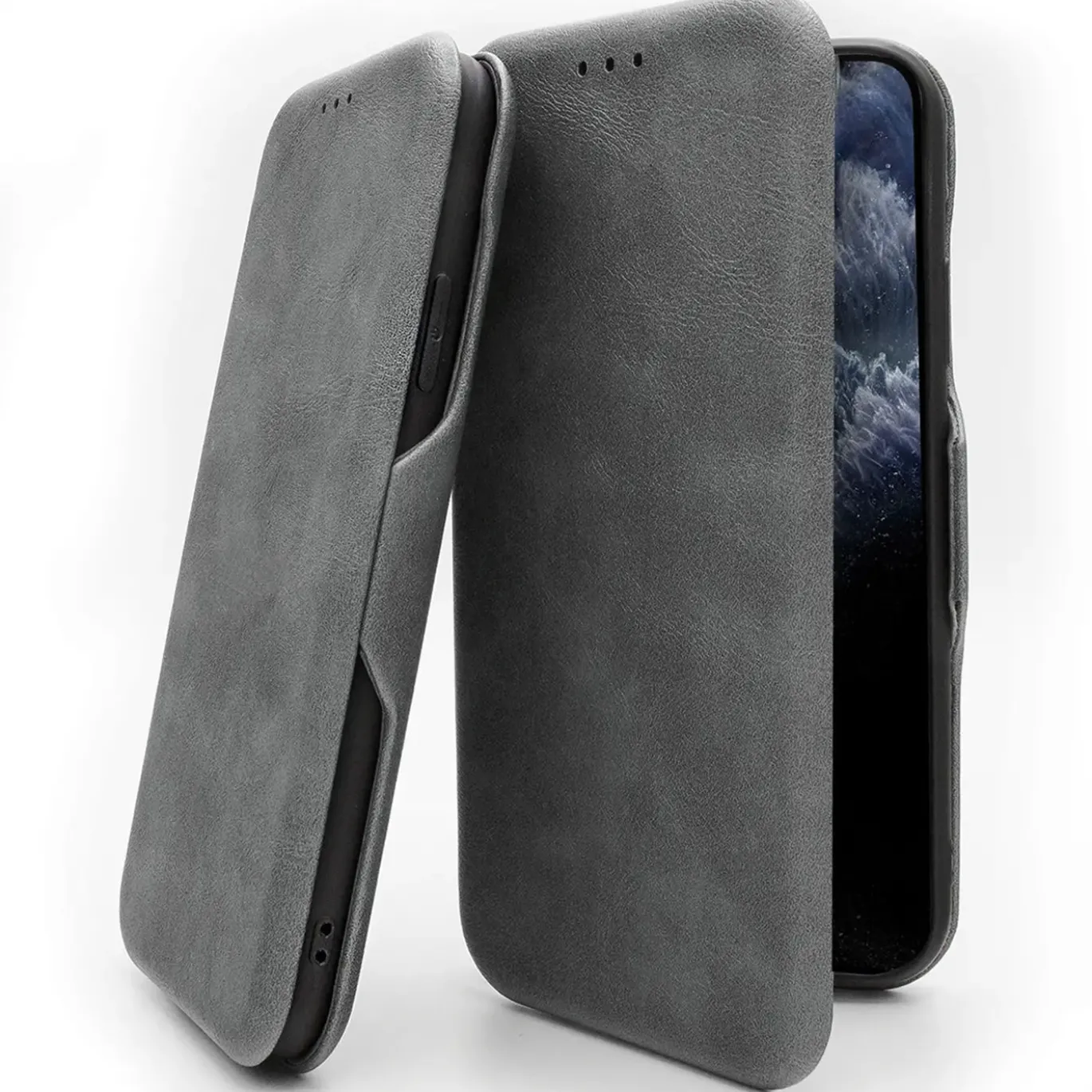 Business Flipcase für Samsung Galaxy A27 5G - Elegante Klapphülle mit Kartenfach