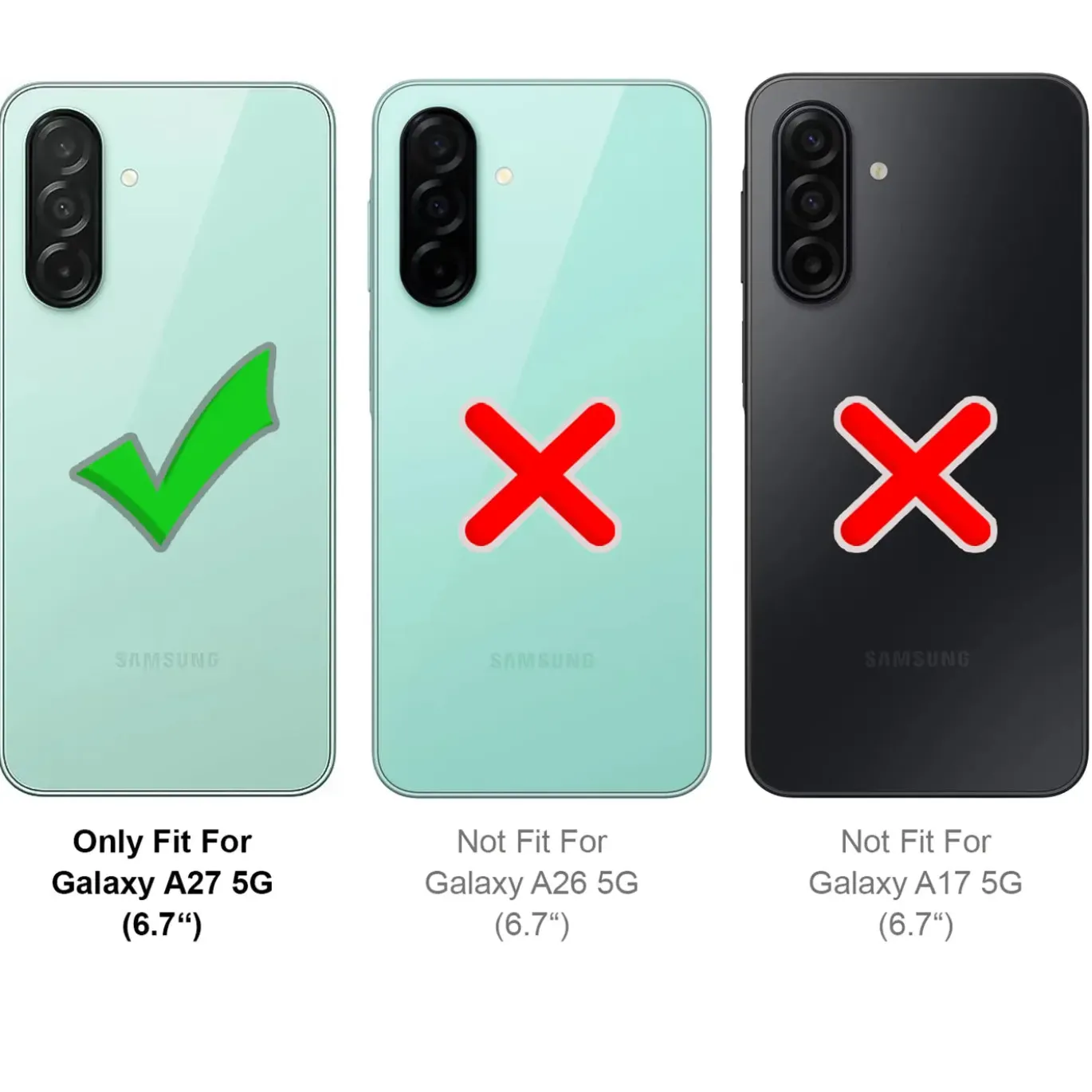 Business Flipcase für Samsung Galaxy A27 5G - Elegante Klapphülle mit Kartenfach