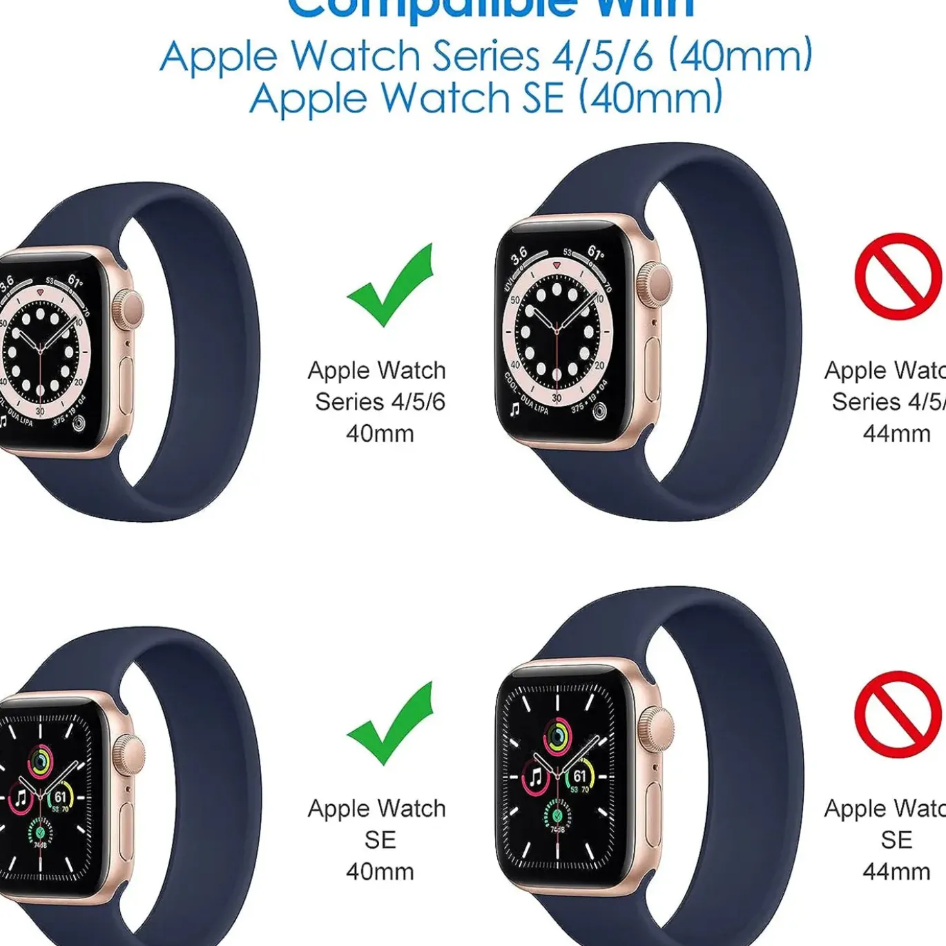 2er Set Schutzfolien - Apple Watch
