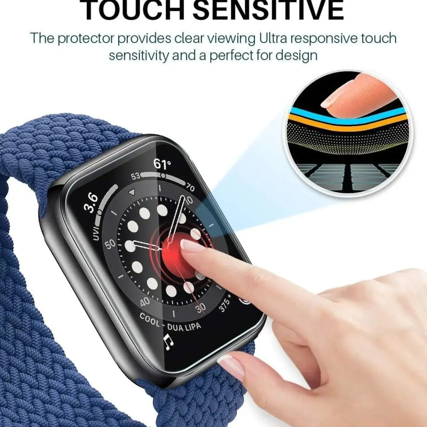 2er Set Schutzfolien - Apple Watch