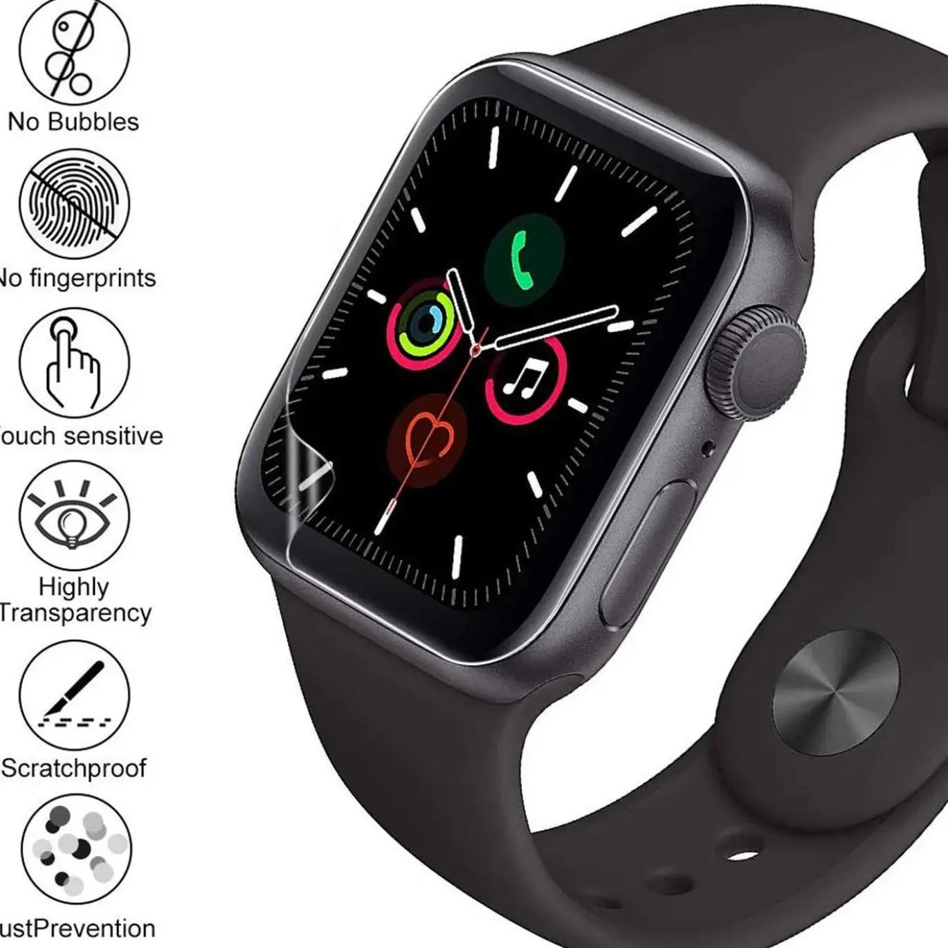 2er Set Schutzfolien - Apple Watch
