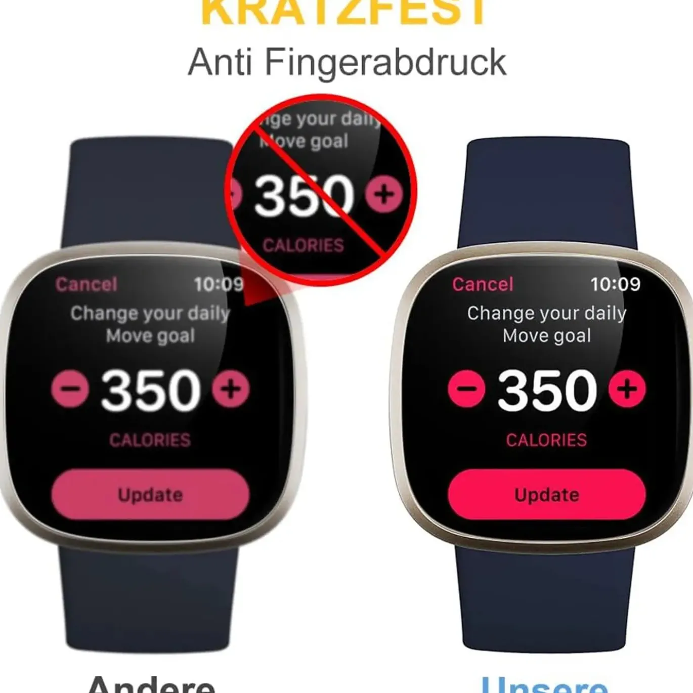 6er Set Schutzfolien - Fitbit