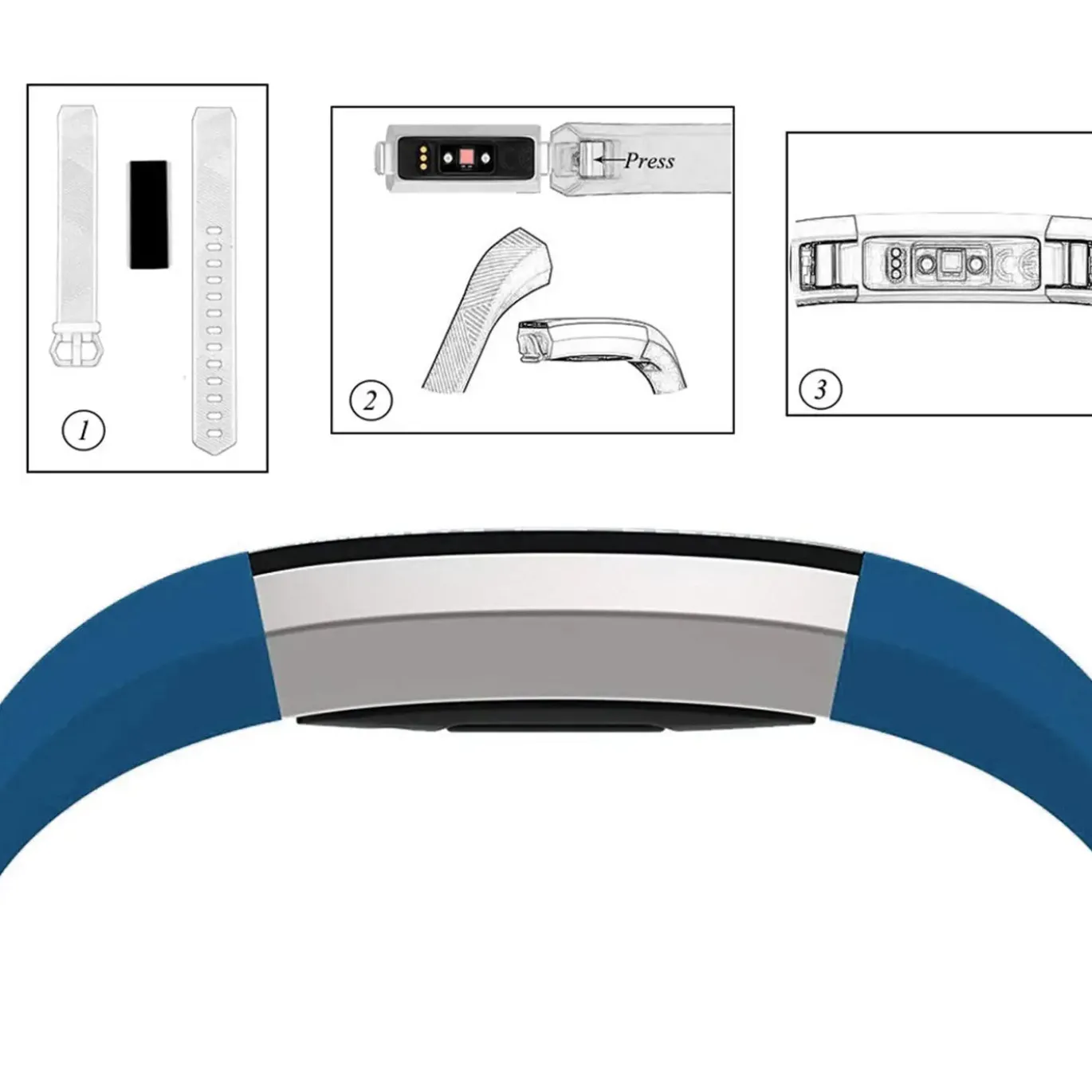 Fitbit Alta / HR - Armband aus Silikon