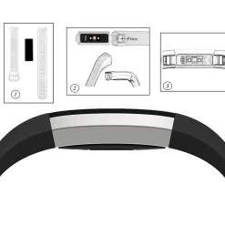 Fitbit Alta / HR - Armband aus Silikon