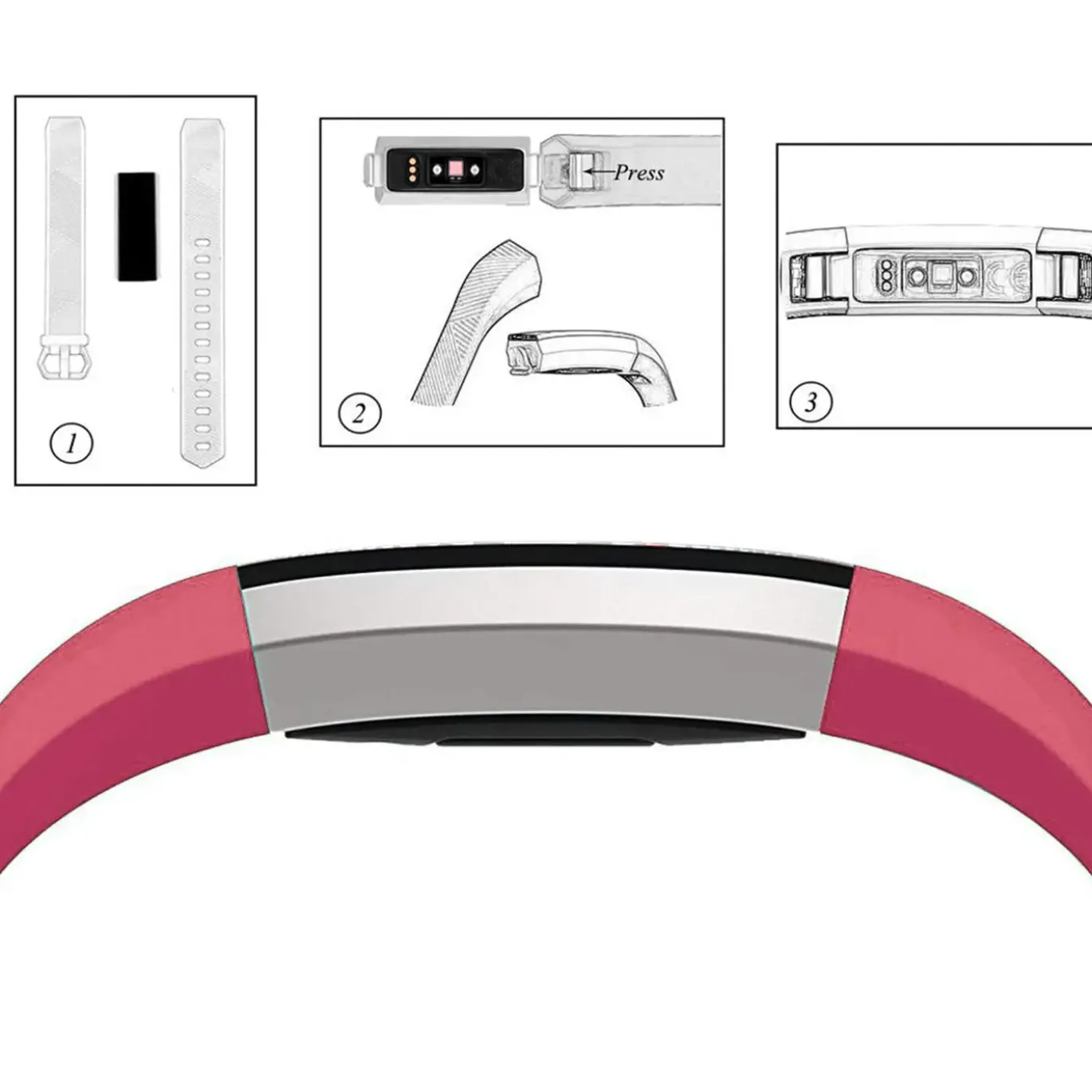 Fitbit Alta / HR - Armband aus Silikon