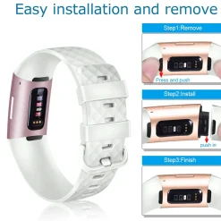 Fitbit Charge 3 / 4 - Armband aus Silikon