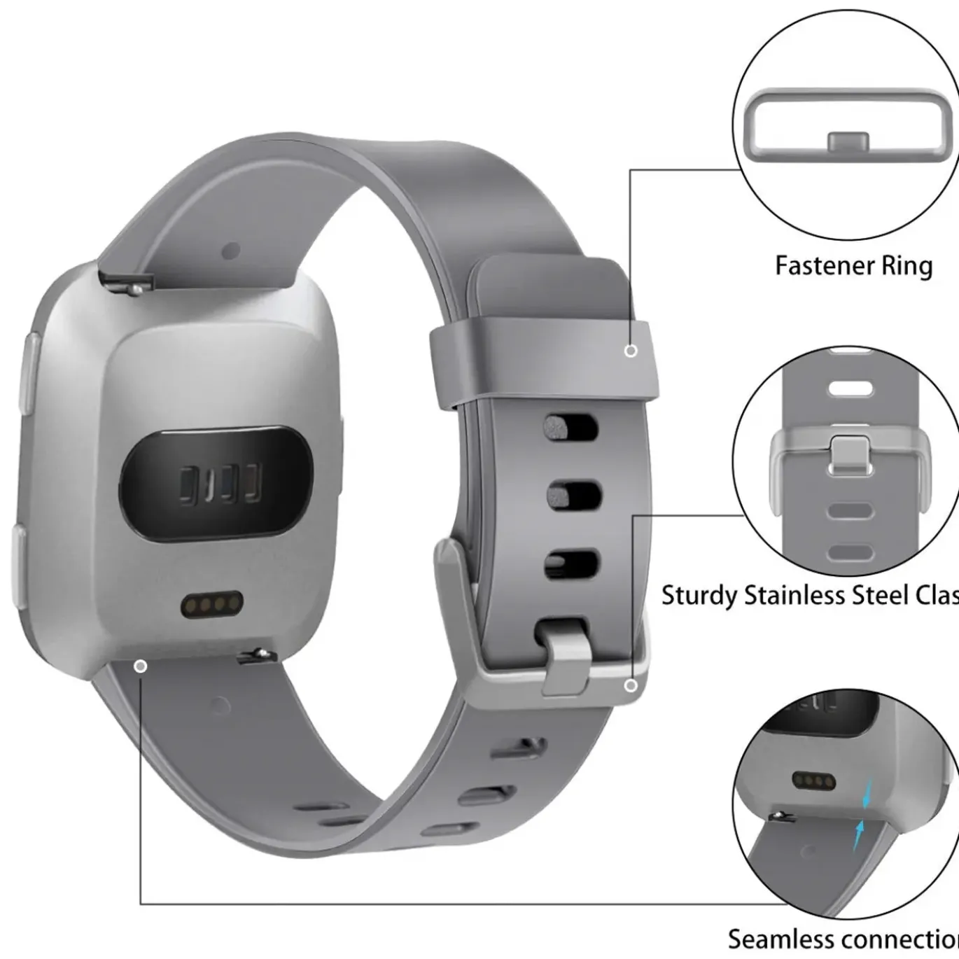 Fitbit Versa / Lite - Armband aus Silikon