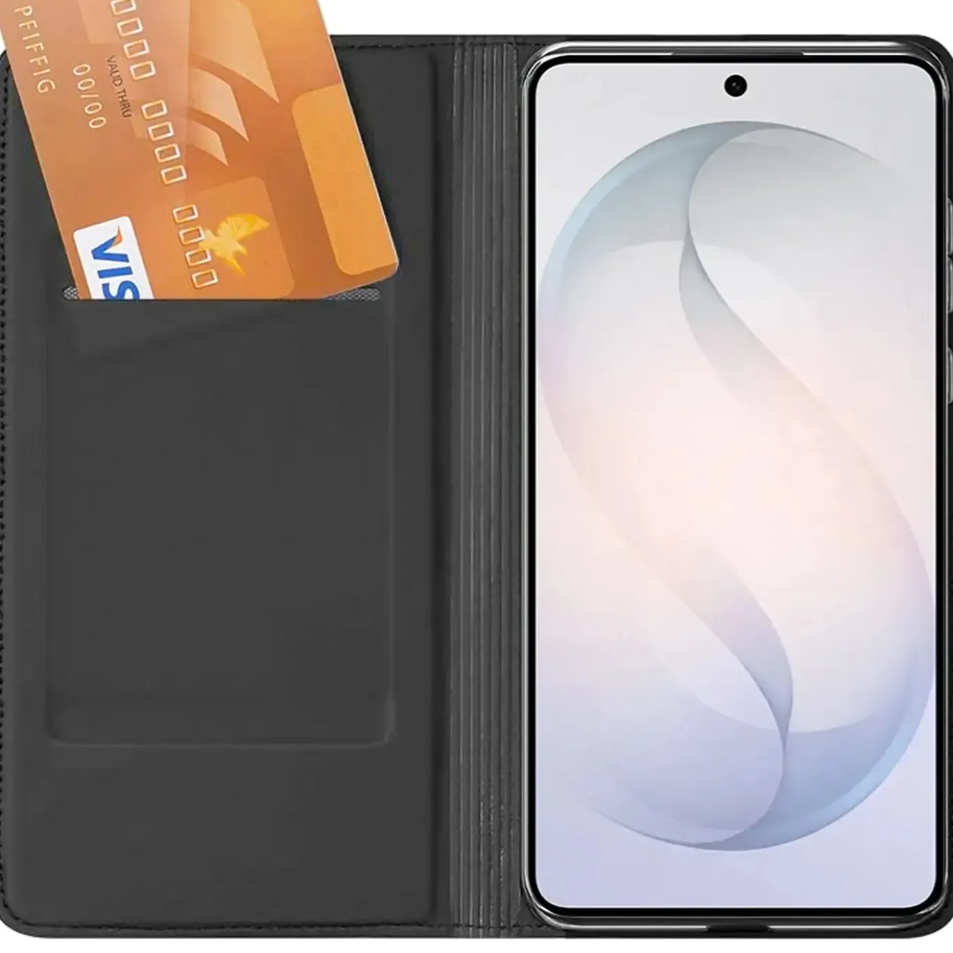 Flip-Klapphülle für Samsung Galaxy S26 - Case mit Kartenfach & Aufstellfunktion