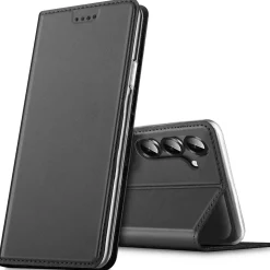 Flip-Klapphülle für Samsung Galaxy S26 - Case mit Kartenfach & Aufstellfunktion