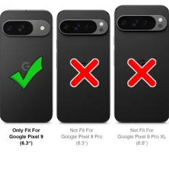Google Pixel 9 - Booklet Case mit Magnetverschluss