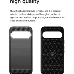 Google Pixel 10 - Carbon Case Hülle, stoßfest