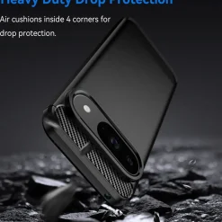 Google Pixel 9 - Carbon Case Hülle, stoßfest