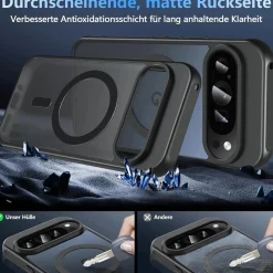 Google Pixel 9 - Farbige MagSafe Hülle mit Kameraschutz
