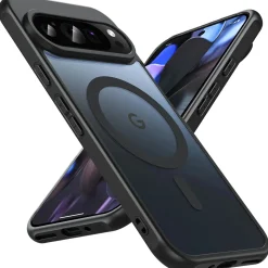 Google Pixel 9 - Farbige MagSafe Hülle mit Kameraschutz