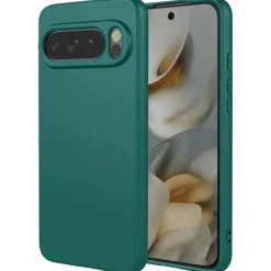 Google Pixel 10 - Silikon Case mit Mikrofaser-Innenseite