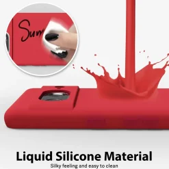 Google Pixel 8 - Silikon Case mit Mikrofaser-Innenseite
