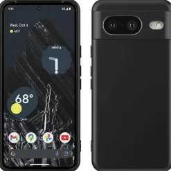 Google Pixel 8 - Slim Silikon Backcover Schwarz