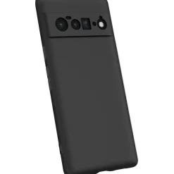 Google Pixel 6 - Slim Silikon Backcover Schwarz