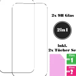 Google Pixel 10 - 2x 9H Panzer Glasfolie, Displayfolie