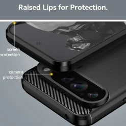 Google Pixel 9 Pro - Carbon Case Hülle, stoßfest