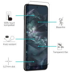 Google Pixel 9 Pro - 9H Displayschutzfolie 2x Display & Kamera
