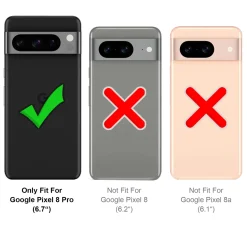 Google Pixel 8 Pro - Silikon Case mit Mikrofaser-Innenseite