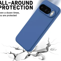 Google Pixel 10 Pro - Silikon Case mit Mikrofaser-Innenseite