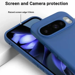 Google Pixel 10 Pro - Silikon Case mit Mikrofaser-Innenseite