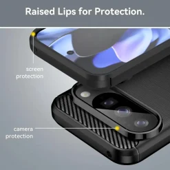 Google Pixel 10 Pro XL - Carbon Case Hülle, stoßfest