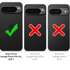Google Pixel 9 Pro XL - Klapphülle mit Kartenfächern