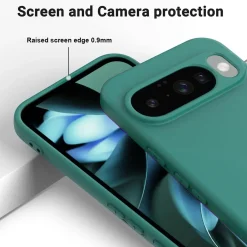 Google Pixel 10 Pro XL - Silikon Case mit Mikrofaser-Innenseite