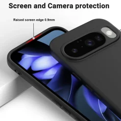 Google Pixel 10 Pro XL - Silikon Case mit Mikrofaser-Innenseite