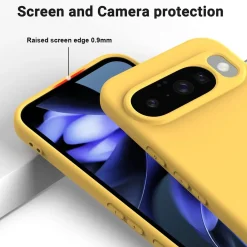 Google Pixel 10 Pro XL - Silikon Case mit Mikrofaser-Innenseite