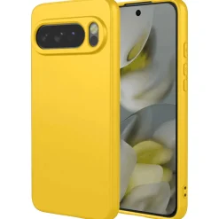 Google Pixel 10 Pro XL - Silikon Case mit Mikrofaser-Innenseite