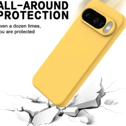 Google Pixel 10 Pro XL - Silikon Case mit Mikrofaser-Innenseite