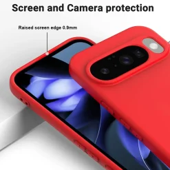 Google Pixel 10 Pro XL - Silikon Case mit Mikrofaser-Innenseite