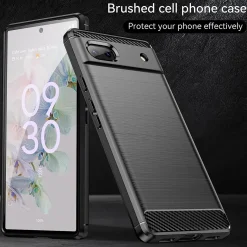 Google Pixel 6a - Carbon Case Hülle, stoßfest