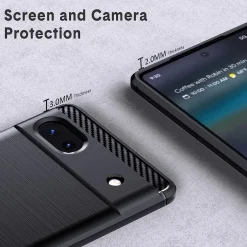 Google Pixel 6a - Carbon Case Hülle, stoßfest