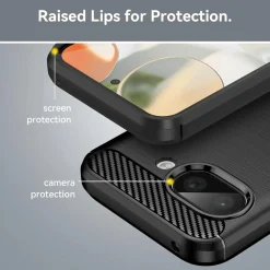 Google Pixel 9a - Carbon Case Hülle, stoßfest