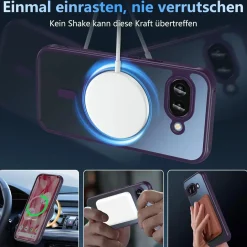 Google Pixel 9a - Farbige MagSafe Hülle mit Kameraschutz