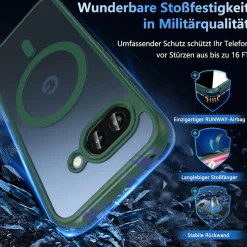 Google Pixel 9a - Farbige MagSafe Hülle mit Kameraschutz