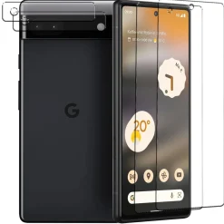 Google Pixel 6a - 9H Displayschutzfolie 2x Display & Kamera