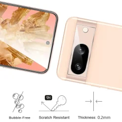 Google Pixel 8a - 9H Displayschutzfolie 2x Display & Kamera
